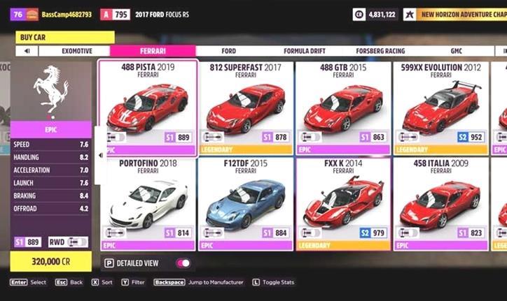 Forza Horizon 5 (FH5): Sur quoi utiliser votre bon de voiture?