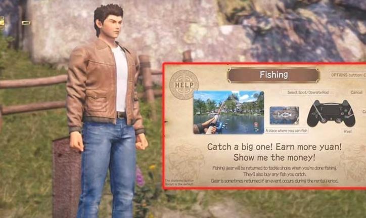 Pêche dans Shenmue 3: Comment obtenir une canne à pêche et attraper des poissons?