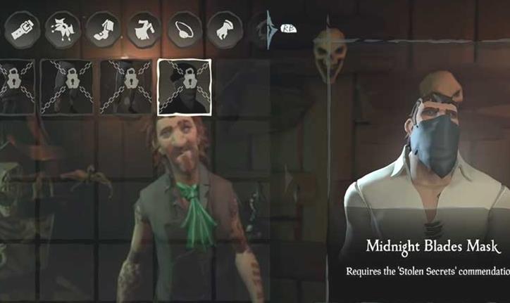 Sea Of Thieves - Comment obtenir le masque Midnight Blades dans la mention  Secrets volés ?