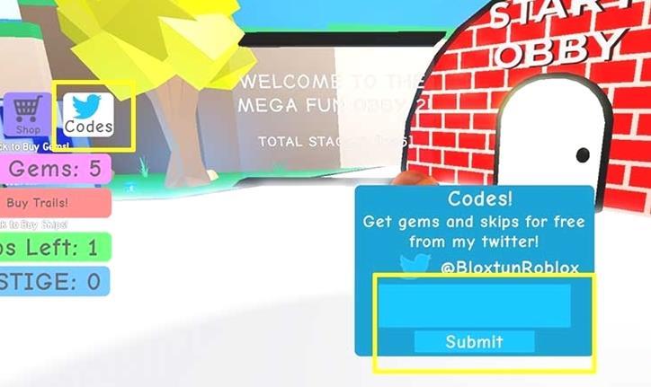Codes Mega Fun Obby 2 (janvier 2022) - Sauts et gemmes gratuits!