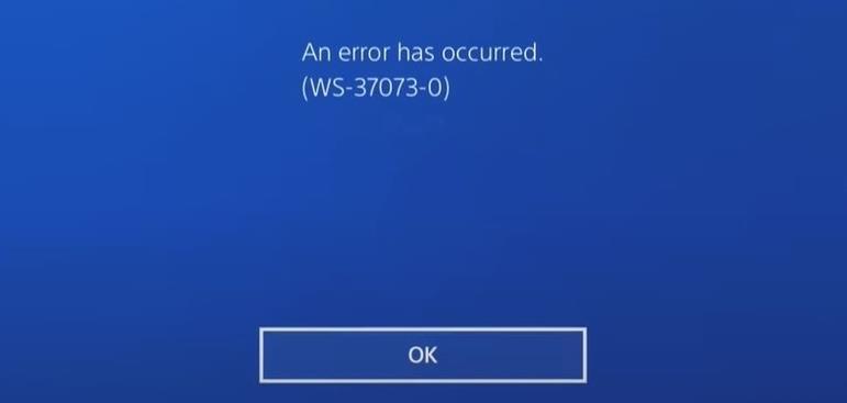 PS4 Error WS-37073-0: What Is It & How To Fix It In 2022?