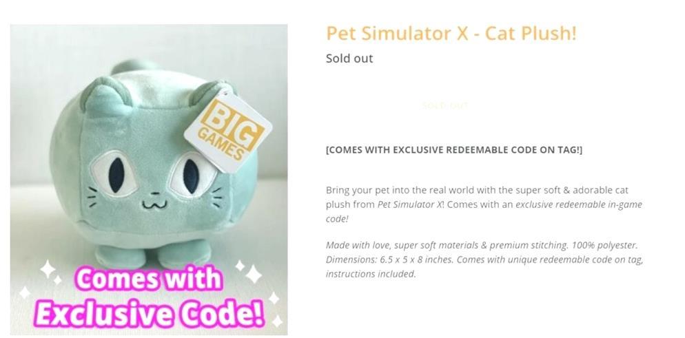 Pet Simulator X Merch Codes (Janvier 2022): Comment obtenir un énorme chat
