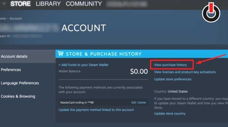 Comment vérifier l'historique de vos achats sur Steam?