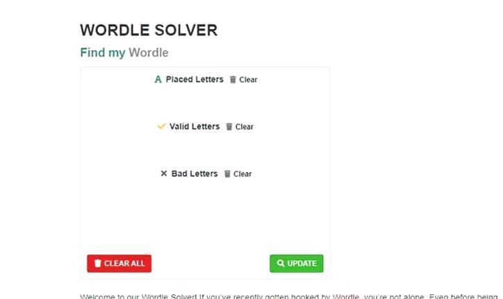 Wordle Solver Today - Les meilleurs sites web pour trouver les lettres manquantes