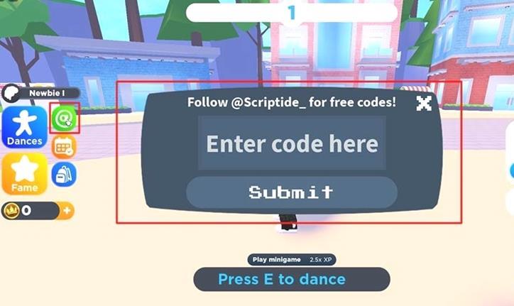 Codes Dancing Simulator (février 2022)