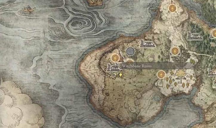 Elden Ring - Où trouver les ruines de Witchbane?
