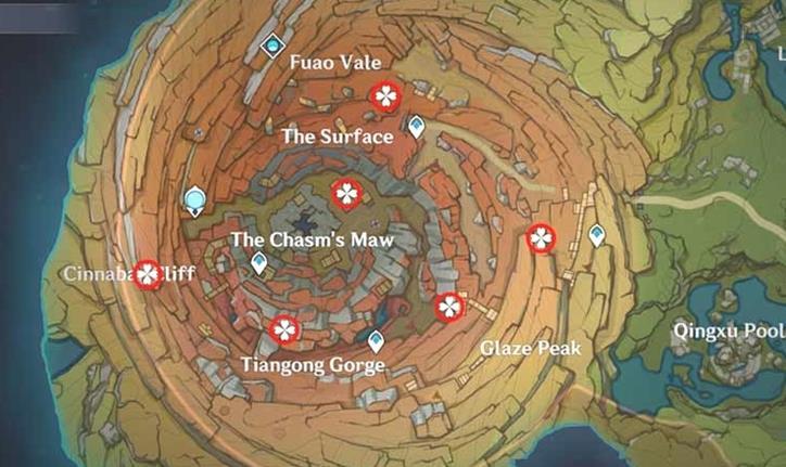 Impact Genshin - Guide des quêtes du monde des Montagnes millénaires