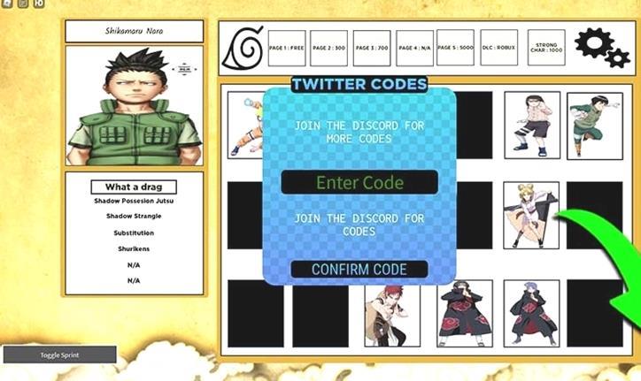 Naruto Shinobi Fighting Arena Codes (Juin 2022)