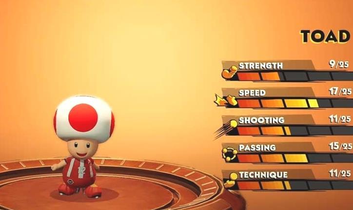 Mario Strikers Battle League: Guide des statistiques des personnages