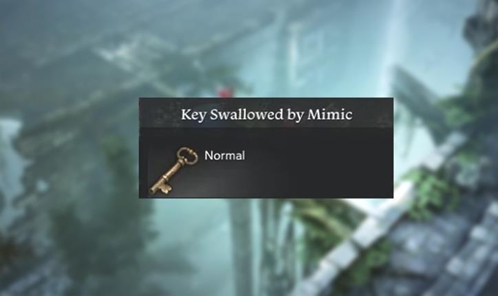 Que fait la clé avalée par le Mimic dans l'Arche perdue?