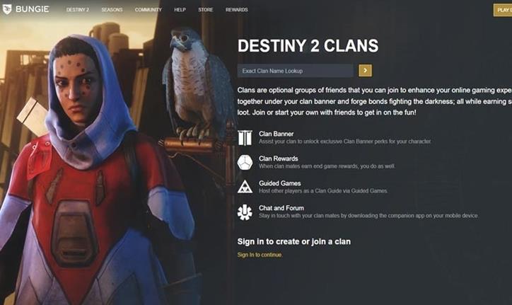 Destiny 2: comment créer un clan