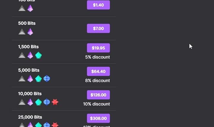 Guide des Bits Twitch: Combien valent-ils et comment les acheter?