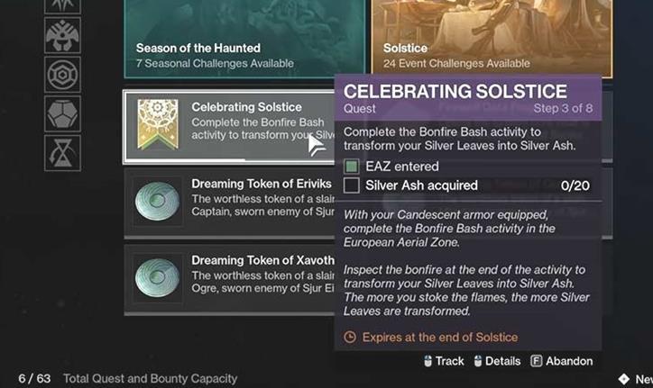 Bug de la quête du solstice dans Destiny 2 (correction)