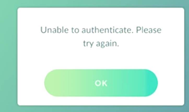 Correction de l'erreur Impossible de s'authentifier de Pokemon GO (2022)
