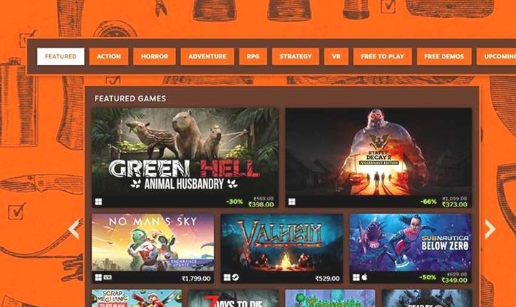 Vente Steam Survival Fest 2022 - Les meilleurs jeux à acheter