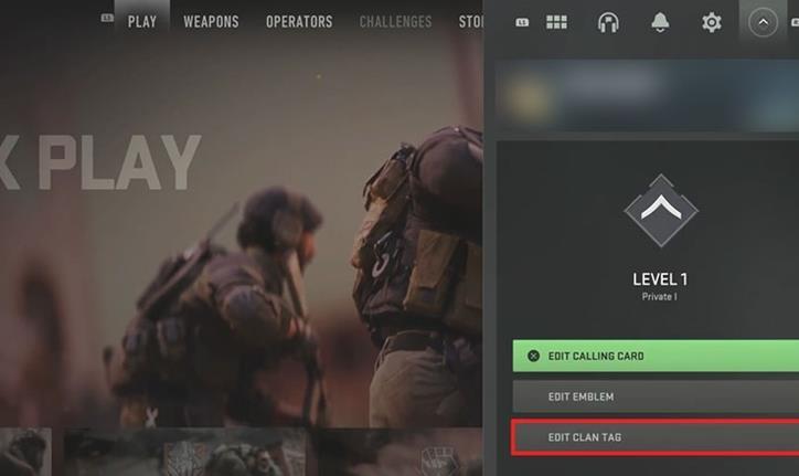 Modern Warfare 2 Beta: Comment modifier votre étiquette de clan
