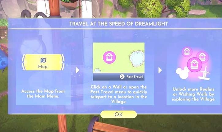 Disney Dreamlight Valley: Comment effectuer un voyage rapide
