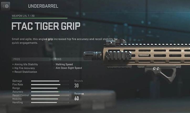Modern Warfare 2: Comment débloquer la poignée FTAC Tiger Grip