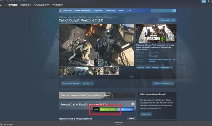 COD Warzone 2: Comment précharger le jeu sur PlayStation, Xbox et PC [Explication].