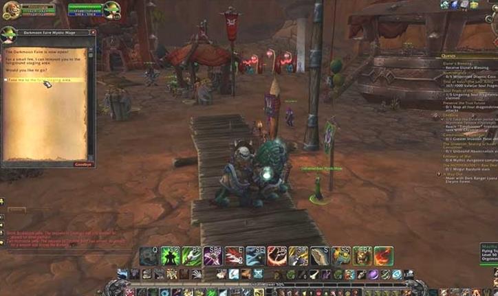 World Of Warcraft - Se rendre à Darkmoon Faire depuis Orgrimmar (Guide de localisation)