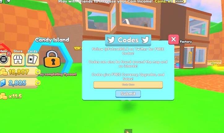 Codes Chocolate Factory Tycoon (décembre 2022)