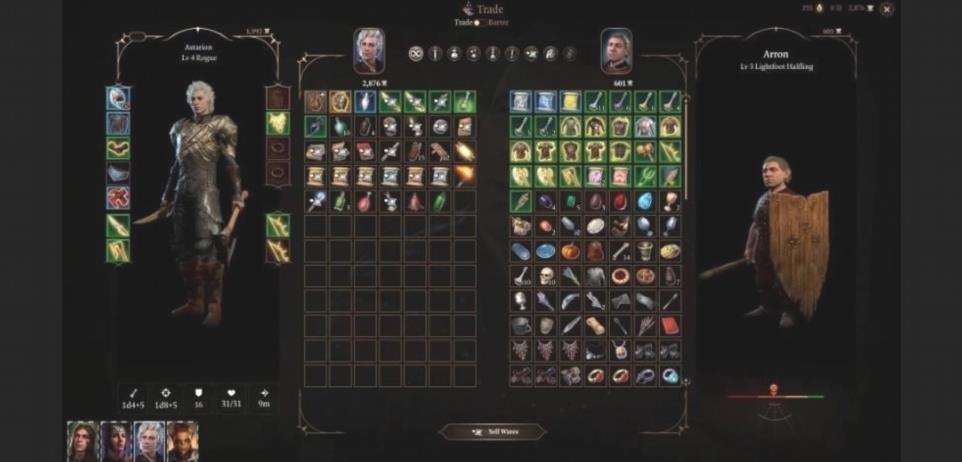 Baldur's Gate 3 - Comment fonctionne le troc et les échanges ?